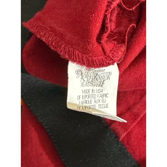 Theory Red Merryn New Recovery Leggings Size 6 - Picture 4 of 4
